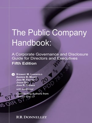 cover image of The Public Company Handbook